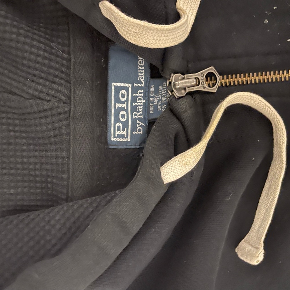 Polo by Ralph Lauren Black Backpack with Roll-Top Closure